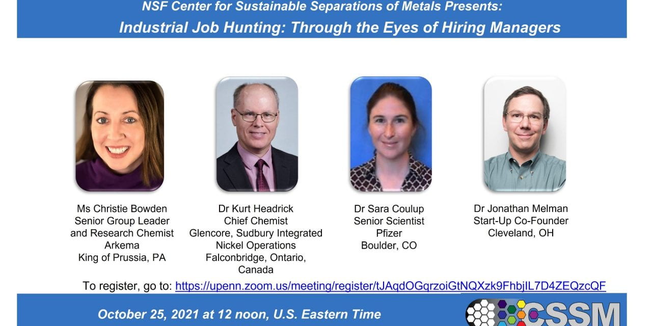 Industrial Job Hunting Panel: Through the Eyes of Hiring Managers